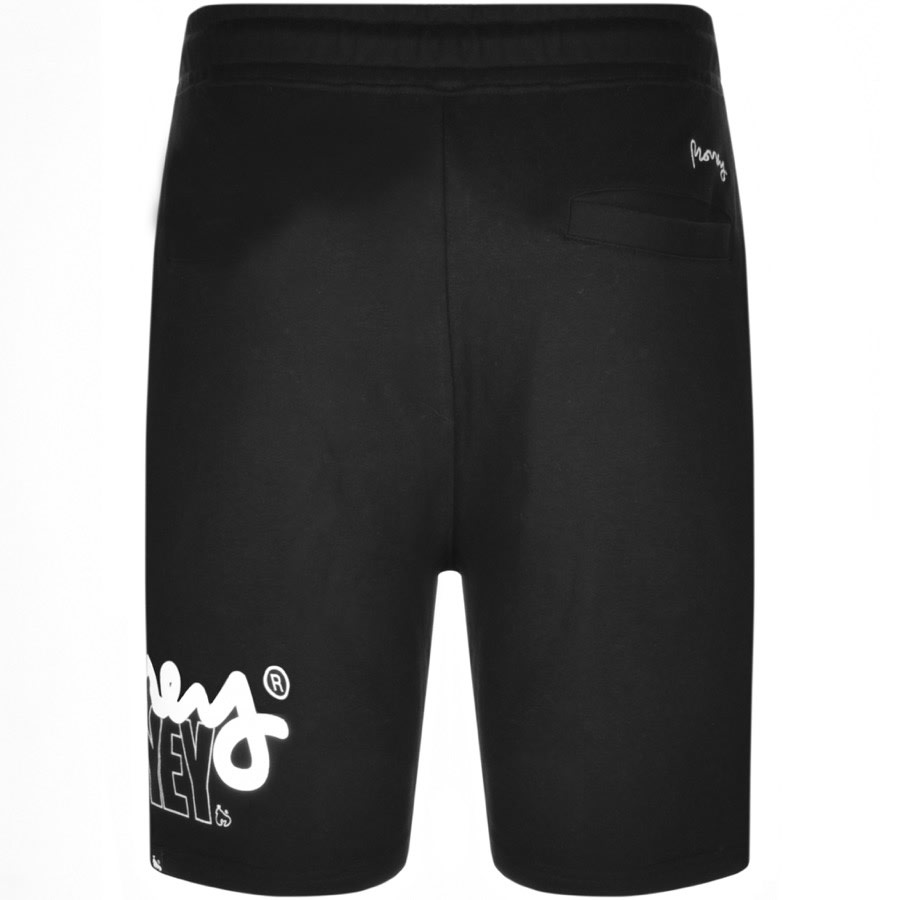 Alternative Image for ProductMoney Stencil Block Logo Shorts Black2